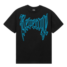 Load image into Gallery viewer, X ALONE TEE BLACK/BLUE