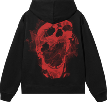 Load image into Gallery viewer, SMOKE LIGHTNING HOODIE BLACK/RED