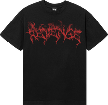 Load image into Gallery viewer, SMOKE LIGHTNING TEE BLACK/RED