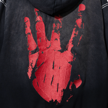 Load image into Gallery viewer, X KILL CONTRAST STITCH ZIP BLACK/RED