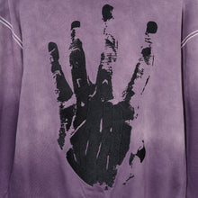 Load image into Gallery viewer, X KILL CONTRAST STITCH ZIP WASHED PURPLE/BLACK