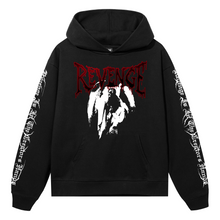 Load image into Gallery viewer, DITHER HOODIE BLACK/RED