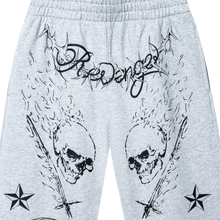 Load image into Gallery viewer, TATTOO SWEATPANTS HEATHER GREY/BLACK