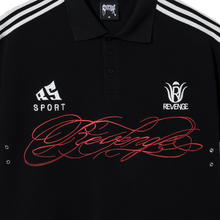 Load image into Gallery viewer, SKRUM EMBROIDERED POLO BLACK/RED