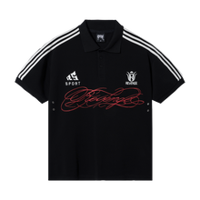 Load image into Gallery viewer, SKRUM EMBROIDERED POLO BLACK/RED