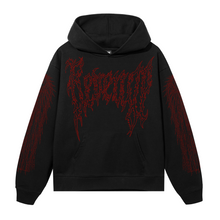 Load image into Gallery viewer, ENLIGHTENED HOODIE BLACK/RED