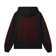 Load image into Gallery viewer, ENLIGHTENED HOODIE BLACK/RED