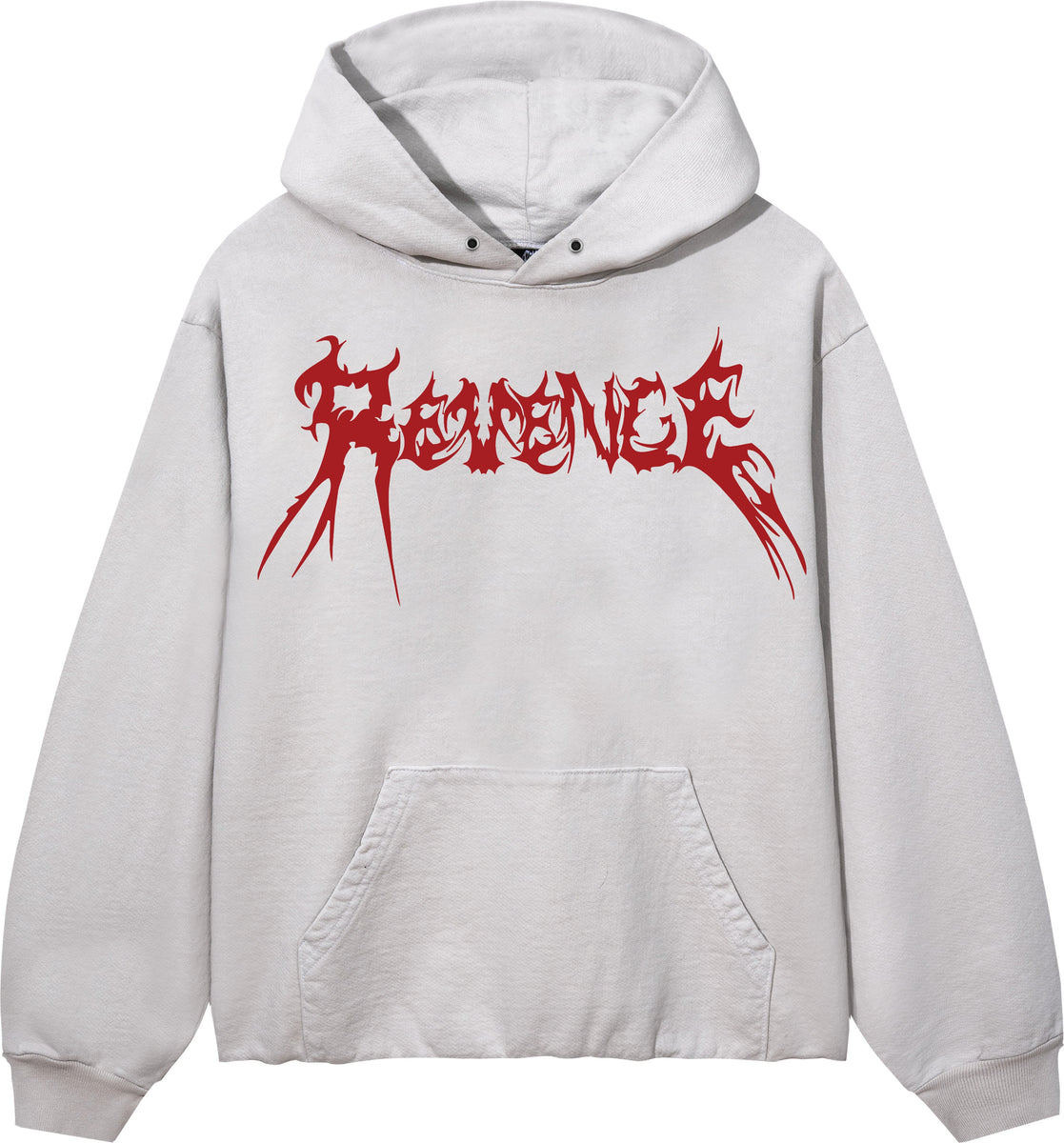 FUCK VETEMENTS CROPPED HOODIE WHITE – Revenge Official
