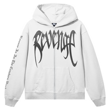 Load image into Gallery viewer, VVS ARCH LOGO ZIP WHITE/BLACK