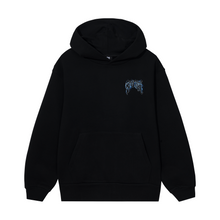 Load image into Gallery viewer, BLUE LIGHTNING ARCH LOGO HOODIE