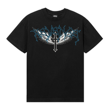 Load image into Gallery viewer, LIGHTNING REAPER TEE BLACK/BLUE