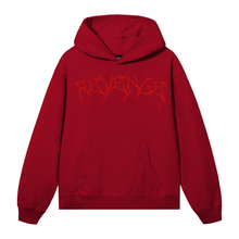 Load image into Gallery viewer, X LIGHTNING HEARTBREAK HOODIE RED/RED