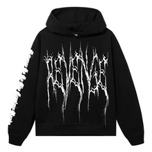 Load image into Gallery viewer, MOTION LIGHTNING LOGO HOODIE BLACK