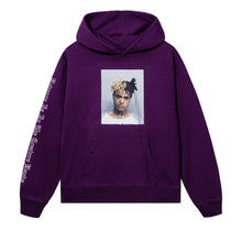 Load image into Gallery viewer, X MUGSHOT HOODIE PURPLE