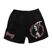 Load image into Gallery viewer, GRIM REAPER SHORTS BLACK/RED
