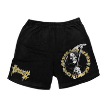 Load image into Gallery viewer, GRIM REAPER SHORTS BLACK/YELLOW
