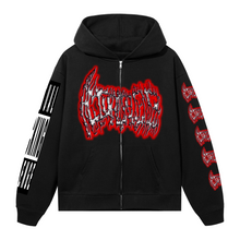 Load image into Gallery viewer, RED ROOM ZIP BLACK