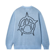 Load image into Gallery viewer, ANARCHY KNIT LIGHT BLUE/BLACK