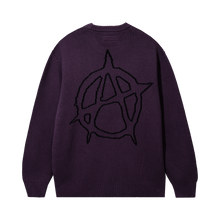 Load image into Gallery viewer, ANARCHY KNIT PURPLE/BLACK