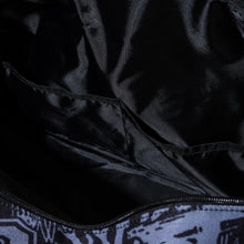 Load image into Gallery viewer, X COLLAGE PATCHES CANVAS DUFFEL BLACK/WHITE