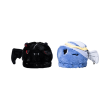 Load image into Gallery viewer, X CHIBI SLIPPERS BLACK/BLUE