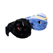 Load image into Gallery viewer, X CHIBI SLIPPERS BLACK/BLUE