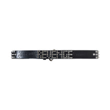 Load image into Gallery viewer, X HEARTBREAK STUDDED LEATHER BELT BLACK