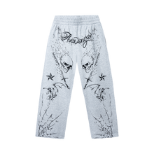 Load image into Gallery viewer, TATTOO SWEATPANTS HEATHER GREY/BLACK