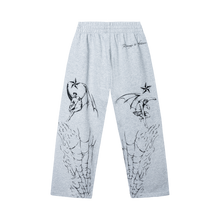 Load image into Gallery viewer, TATTOO SWEATPANTS HEATHER GREY/BLACK