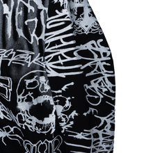 Load image into Gallery viewer, GRAFFITI ZIP BLACK/SILVER