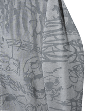 Load image into Gallery viewer, GRAFFITI ZIP GREY/GREY