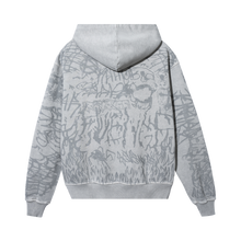 Load image into Gallery viewer, GRAFFITI ZIP GREY/GREY