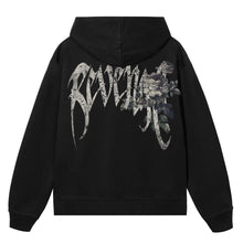 Load image into Gallery viewer, DARK ROSE ARCH LOGO ZIP BLACK