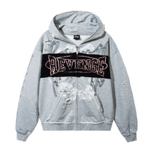 Load image into Gallery viewer, CHERUB DECONSTRUCTED ZIP HEATHER GREY