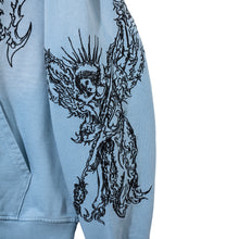 Load image into Gallery viewer, RENAISSANCE ZIP WASHED BABY BLUE/BLACK