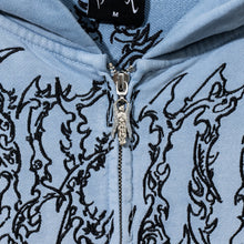 Load image into Gallery viewer, RENAISSANCE ZIP WASHED BABY BLUE/BLACK