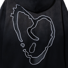 Load image into Gallery viewer, X LIGHTNING HEARTBREAK HOODIE TREATED BLACK/WHITE