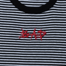 Load image into Gallery viewer, X BAD STRIPED LONG SLEEVE BLACK/GREY