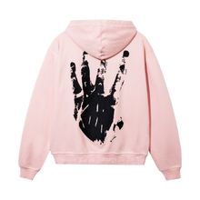 Load image into Gallery viewer, X KILL CONTRAST STITCH ZIP WASHED PINK/BLACK