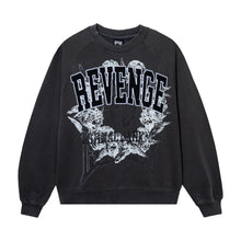 Load image into Gallery viewer, ALUMNI CREWNECK WASHED BLACK