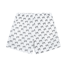 Load image into Gallery viewer, ALLOVER ARCH LOGO MESH SHORTS WHITE/BLACK