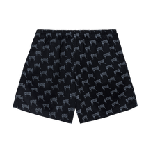 Load image into Gallery viewer, ALLOVER ARCH LOGO MESH SHORTS BLACK/GREY