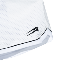 Load image into Gallery viewer, BULLETS BASKETBALL SHORTS WHITE