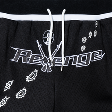 Load image into Gallery viewer, BULLETS BASKETBALL SHORTS BLACK