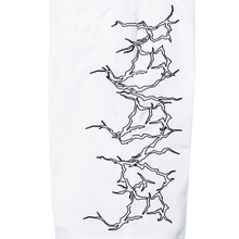 Load image into Gallery viewer, LIGHTNING WORK SHORTS WHITE/BLACK