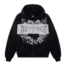 Load image into Gallery viewer, CHERUB DECONSTRUCTED ZIP WASHED BLACK