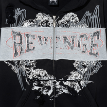 Load image into Gallery viewer, CHERUB DECONSTRUCTED ZIP WASHED BLACK