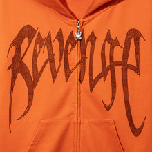 Load image into Gallery viewer, X KILL BEJEWELED ZIP ORANGE/BLACK
