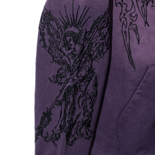 Load image into Gallery viewer, RENAISSANCE ZIP WASHED PURPLE/BLACK