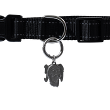 Load image into Gallery viewer, SCRIPT DOG COLLAR BLACK